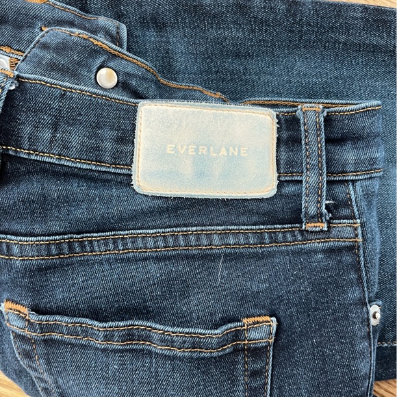 Everlane 25 Ankle High Rise Skinny Jeans (dark wash) - Picture 4 of 6